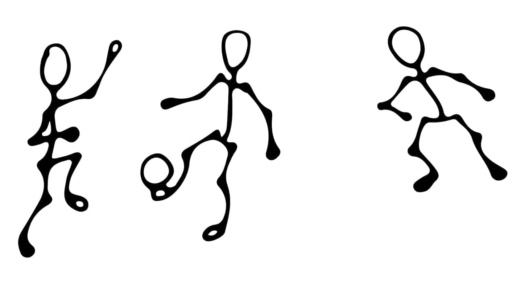 playing soccer